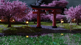 Japanese Garden Night     © Kévin Vernet